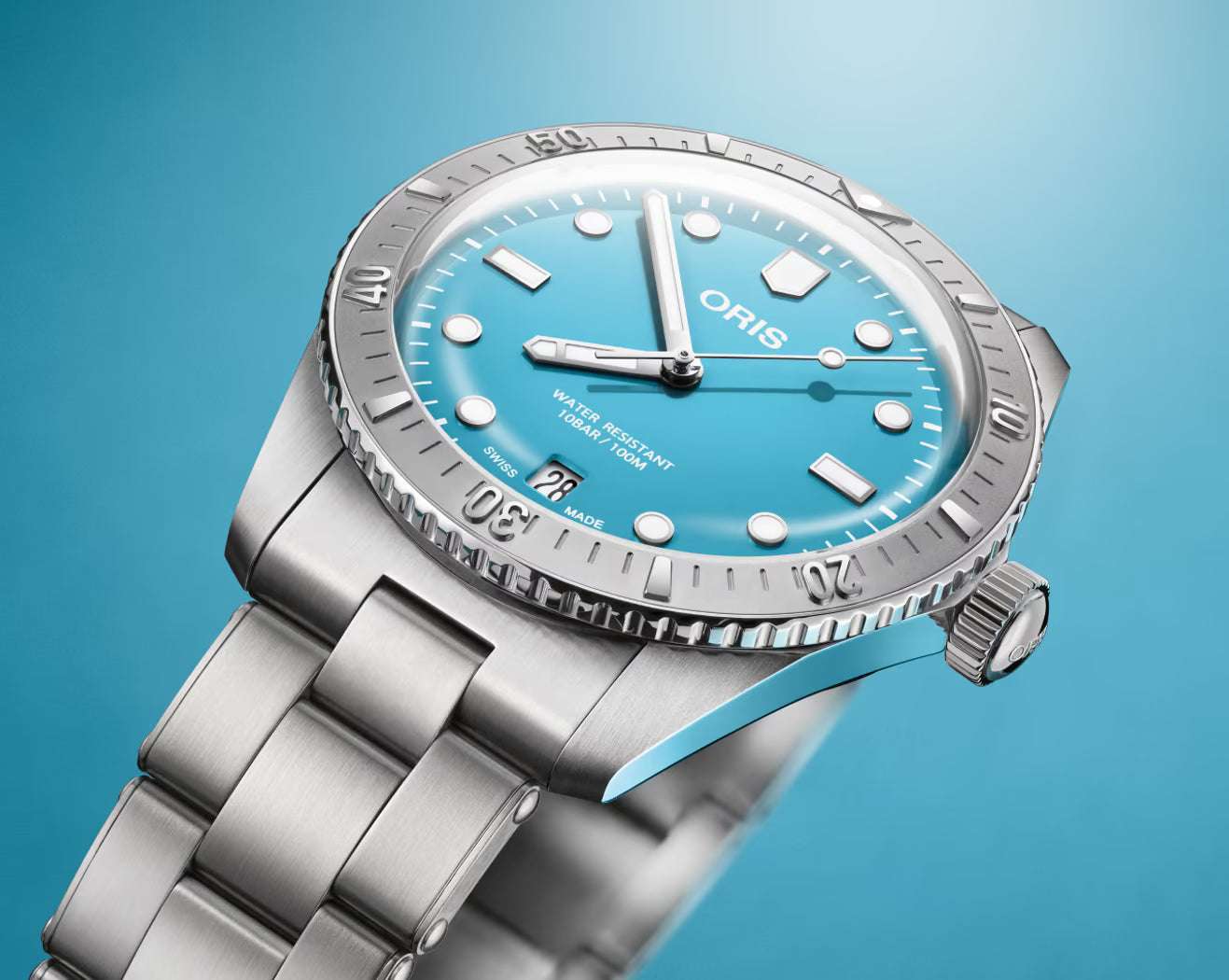 Oris Divers Sixty Five Cotton Candy Blue
