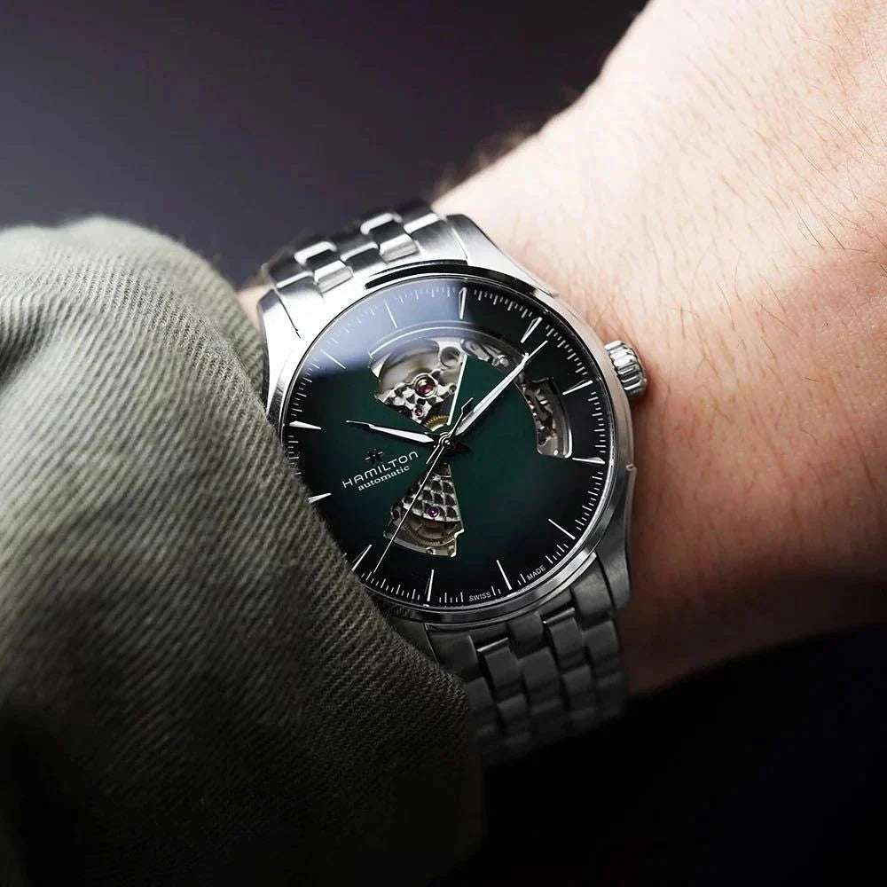 Hamilton Jazzmaster H32675160 – scheletrato automatico verde in acciaio MDR