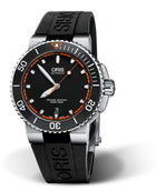 Oris Aquis Date Uomo 43 mm Acciaio Quadrante Nero Lunetta Ceramica Nera Vetro Zaffiro Calibro 733-1 Automatico Cinturino Caucciù Nero Data 30 ATM Swiss Made Ref. 01 733 7653 4128-07 4 26 34EB