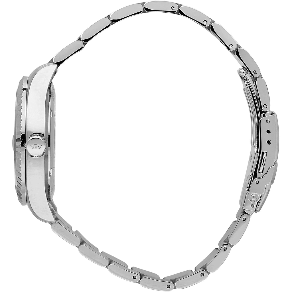 Orologio Philip Watch con bracciale in acciaio argento e maglie a fascia