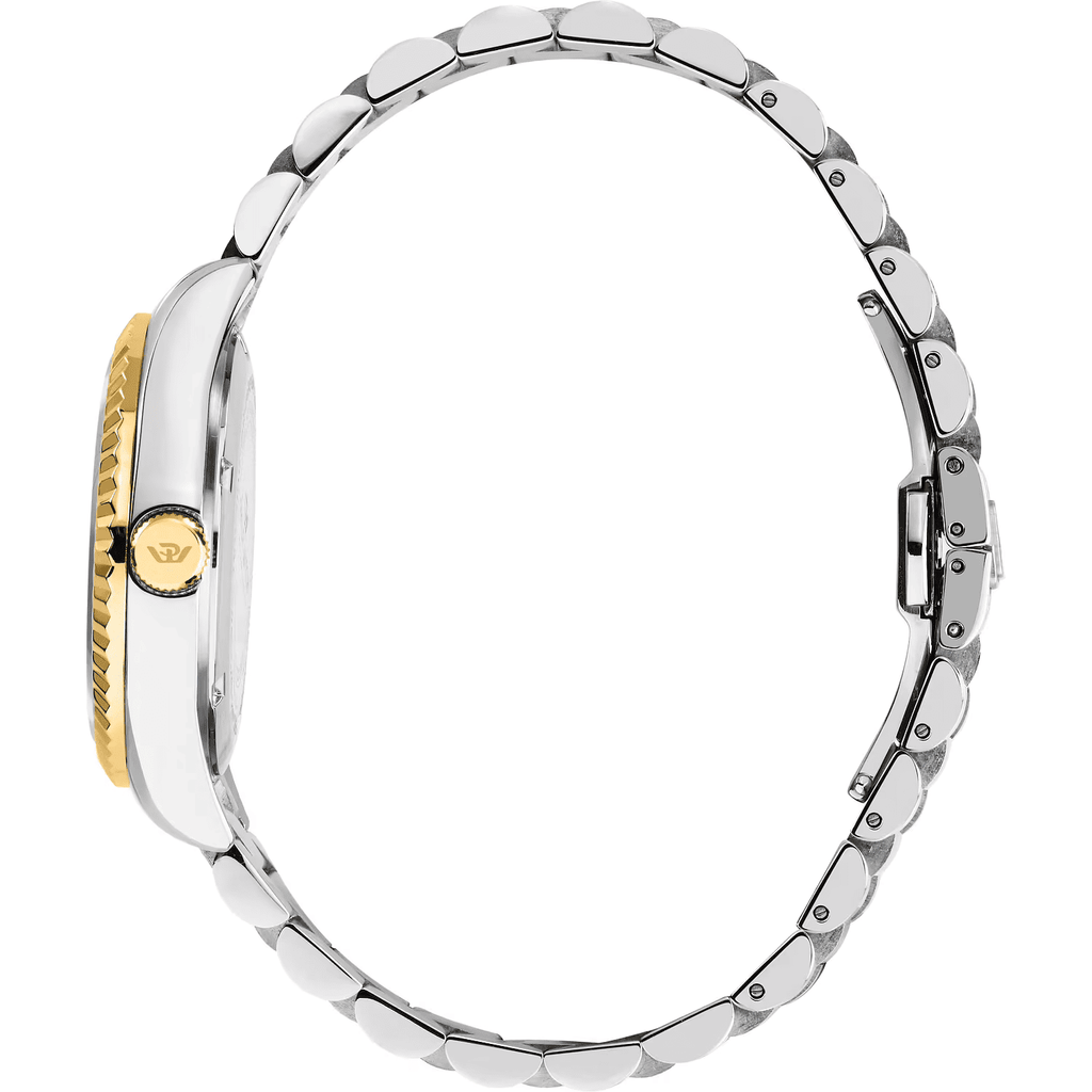 Philip Watch orologio: profilo cassa e bracciale bicolore in acciaio con rifiniture oro