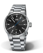 Oris Williams Day Date Uomo 42 mm Acciaio Quadrante Nero Vetro Zaffiro Calibro 735 Automatico Bracciale Acciaio Giorno e Data 10 ATM Swiss Made Ref. 01 735 7740 4154-07 8 24 50S