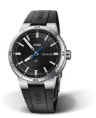 Oris TT1 Day Date Uomo 42 mm Acciaio Quadrante Nero Vetro Zaffiro Calibro 735 Automatico Cinturino Caucciù Nero Giorno e Data 10 ATM Swiss Made Ref. 01 735 7752 4154-07 4 24 06FC