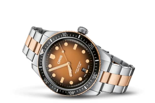 Oris Divers Sixty-Five Date 40mm Acciaio e Bronzo Quadrante Marrone Automatico – 01 733 7707 4356-07 8 20 17 Oasi Watch