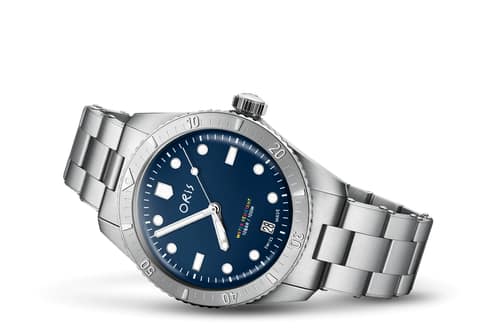 Oris Divers Sixty-Five Date LFP Limited Edition Uomo 38mm Acciaio Quadrante Blu Automatico Calibro 733-1 Zaffiro Super-LumiNova BG W9 Lunetta Diver Bracciale Acciaio Data 100m Ref. 01 733 7771 4085-Set Oasi Watch