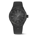 Maurice Lacroix AIKON Automatic Date Uomo 42mm Acciaio PVD Nero Quadrante Nero Clous de Paris Automatico Calibro ML115 Vetro Zaffiro Cinturino Pelle Nero Data 200m Swiss Made Ref. AI6008-PVB01-330-1