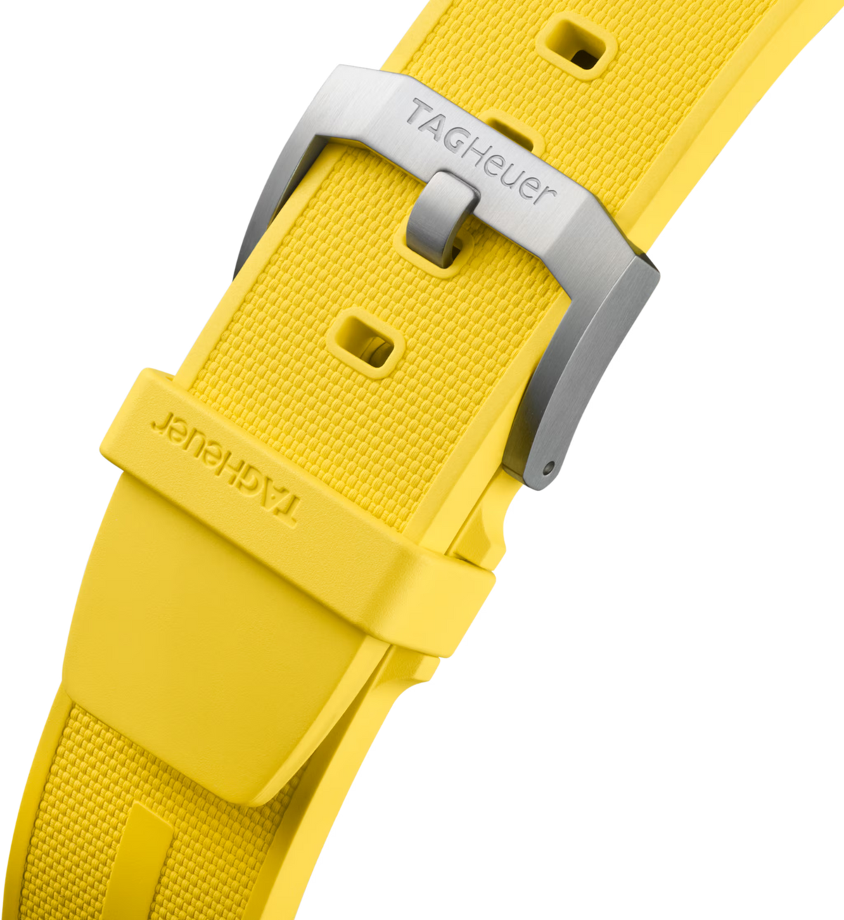 TAG Heuer Formula 1 Chronograph Uomo 43 mm Acciaio Quadrante Giallo Soleil Lunetta Tachimetrica Nera PVD Vetro Zaffiro Cronografo al Quarzo Data Cinturino Caucciù Giallo 20 ATM Swiss Made Ref. CAZ101AM.FT8054 Oasi Watch