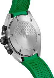 Orologio TAG Heuer Formula 1 con fondello acciaio e cinturino verde in caucciù