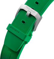 Orologio TAG Heuer Formula 1 con cinturino verde in caucciù e fibbia in metallo