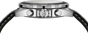 Orologio TAG Heuer cronografo: cassa in acciaio con pulsanti e corona