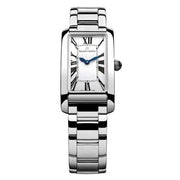 Orologio donna Maurice Lacroix con bracciale in acciaio e quadrante bianco, indici romani