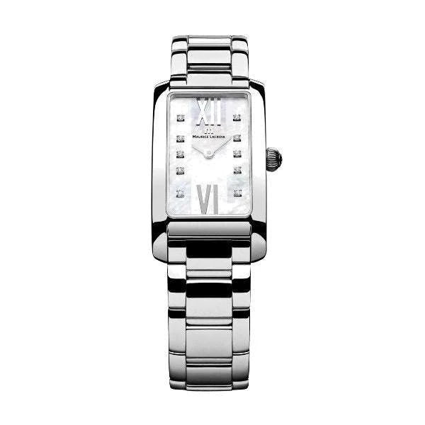 Maurice Lacroix Fiaba Donna 39 x 21 mm Acciaio Quadrante Madreperla Diamanti Vetro Zaffiro Quarzo Swiss Made Bracciale Acciaio 5 ATM Ref. FA2164-SS002-170 Oasi Watch