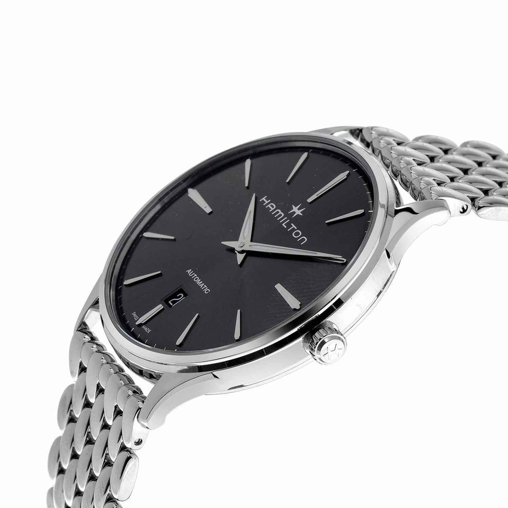 Orologio Hamilton con quadrante antracite, cassa in acciaio e bracciale a maglie