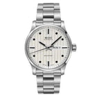 MIDO Multifort Gent Automatico Uomo 42 mm Acciaio Quadrante Argento Côtes de Genève Vetro Zaffiro Day-Date Caliber 80 Bracciale Acciaio 100 m Swiss Made Ref. M005.430.11.031.80