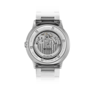Orologio MIDO Commander automatico con fondello a vista e bracciale in acciaio