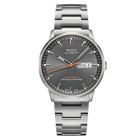 MIDO Commander Chronometer Automatico Uomo 40 mm Acciaio 316L Quadrante Antracite Soleil Vetro Zaffiro COSC Day-Date Bracciale Acciaio 50 m Swiss Made Ref. M021.431.11.061.01