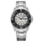 MIDO Ocean Star 200 Automatico Uomo 41 mm Acciaio 316L Quadrante Bianco Lunetta Girevole Nera Vetro Zaffiro Day-Date Caliber 80 Bracciale Acciaio 200 m Swiss Made Ref. M026.930.11.011.00
