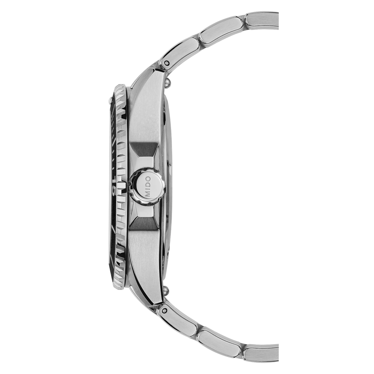 MIDO Ocean Star 200 Automatico Uomo 41 mm Acciaio 316L Quadrante Bianco Lunetta Girevole Nera Vetro Zaffiro Day-Date Caliber 80 Bracciale Acciaio 200 m Swiss Made Ref. M026.930.11.011.00