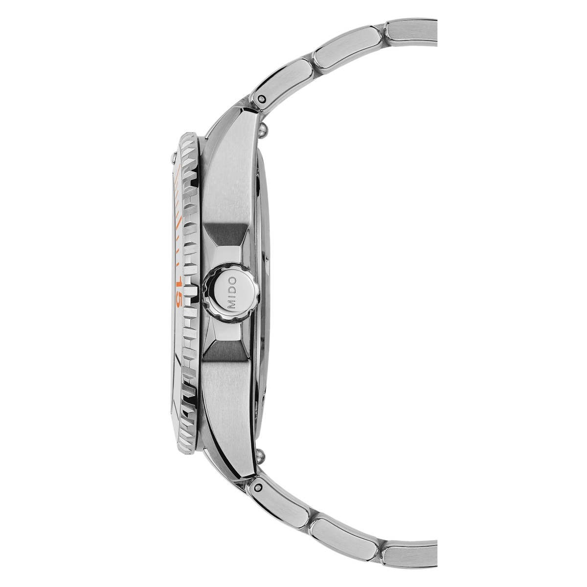 MIDO Ocean Star 200 Automatico Uomo 41 mm Acciaio 316L Quadrante Argento Lunetta Girevole Vetro Zaffiro Day-Date Caliber 80 Bracciale Acciaio 200 m Swiss Made Ref. M026.930.11.031.00