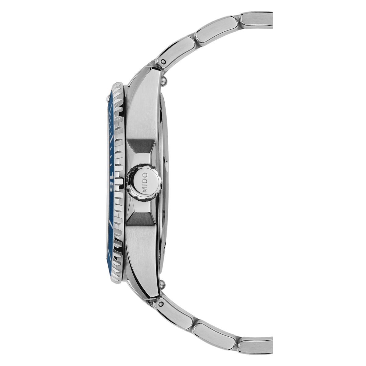 MIDO Ocean Star 200 Automatico Uomo 41 mm Acciaio 316L Quadrante Blu Lunetta Girevole Vetro Zaffiro Day-Date Caliber 80 Bracciale Acciaio 200 m Swiss Made Ref. M026.930.11.041.00