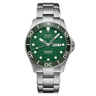 MIDO Ocean Star 200C Automatico Uomo 42,5 mm Acciaio 316L Quadrante Verde Lunetta Ceramica Verde Vetro Zaffiro Day-Date Caliber 80 Bracciale Acciaio 200 m Swiss Made Ref. M042.430.11.091.00