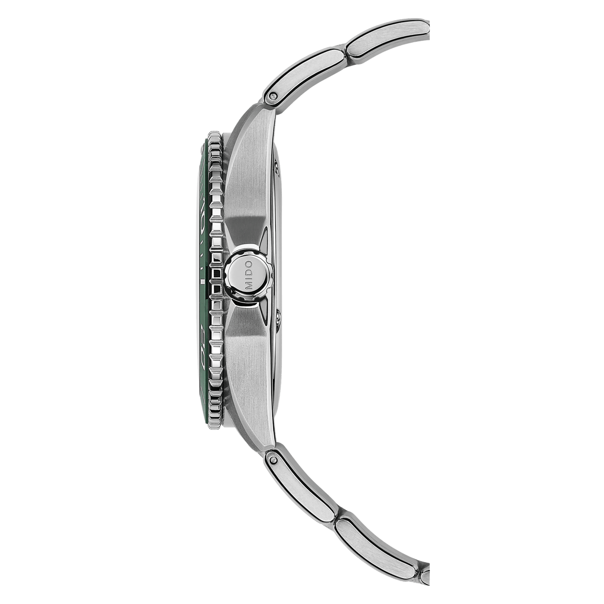 MIDO Ocean Star 200C Automatico Uomo 42,5 mm Acciaio 316L Quadrante Verde Lunetta Ceramica Verde Vetro Zaffiro Day-Date Caliber 80 Bracciale Acciaio 200 m Swiss Made Ref. M042.430.11.091.00 Oasi Watch