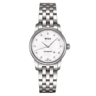 MIDO Baroncelli Tradition Automatico Donna 29 mm Acciaio Quadrante Madreperla 12 Diamanti Vetro Zaffiro Antiriflesso Data ETA 2671 Bracciale Acciaio 50 m Swiss Made Ref. M7600.4.69.1
