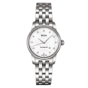 Orologio donna in acciaio con bracciale e quadrante madreperla, datario