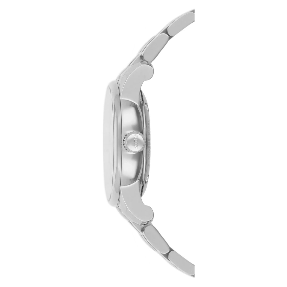 MIDO Baroncelli Tradition Automatico Donna 29 mm Acciaio Quadrante Madreperla 12 Diamanti Vetro Zaffiro Antiriflesso Data ETA 2671 Bracciale Acciaio 50 m Swiss Made Ref. M7600.4.69.1