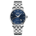 MIDO Baroncelli Midnight Blue Automatico Uomo 38 mm Acciaio 316L Quadrante Blu Vetro Zaffiro Antiriflesso Data Caliber 80 Bracciale Acciaio 50 m Swiss Made Ref. M8600.4.15.1