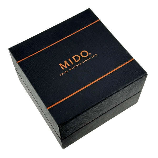MIDO Baroncelli Tradition Automatico Uomo 38 mm Acciaio Quadrante Argento Numeri Romani Blu Vetro Zaffiro Antiriflesso Data Caliber 80 Bracciale Acciaio 50 m Swiss Made Ref. M8600.4.21.1 Oasi Watch