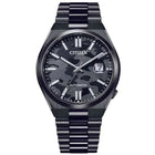 Citizen Tsuyosa Automatico Uomo 40 mm Acciaio Nero Quadrante Nero Camouflage Vetro Zaffiro Data Calibro 8210 Bracciale Acciaio Nero 50 m Ref. NJ0155-87E