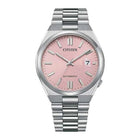 Citizen Tsuyosa x Pantone Dreamy Pink Limited Edition Automatico Uomo 40 mm Acciaio Quadrante Rosa Vetro Zaffiro Data Calibro 8210 Bracciale Acciaio 50 m Ref. NJ0158-89X