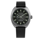 Out Of Order Torpedine Eclipse Automatico Unisex 42 mm Acciaio Vintage Quadrante Nero Guilloché Vetro Bombato Miyota 8217 Pelle Nera 100 m Ref. OOO.001-31.NE.GU.