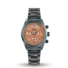 Out Of Order Sporty Cronografo Quarzo Unisex 40 mm Acciaio 316L Vintage Quadrante Pesca Miyota 6S20 Vetro K1 Rivestito Zaffiro Bracciale Oyster 200 m Ref. OOO.001-23.PE.AC