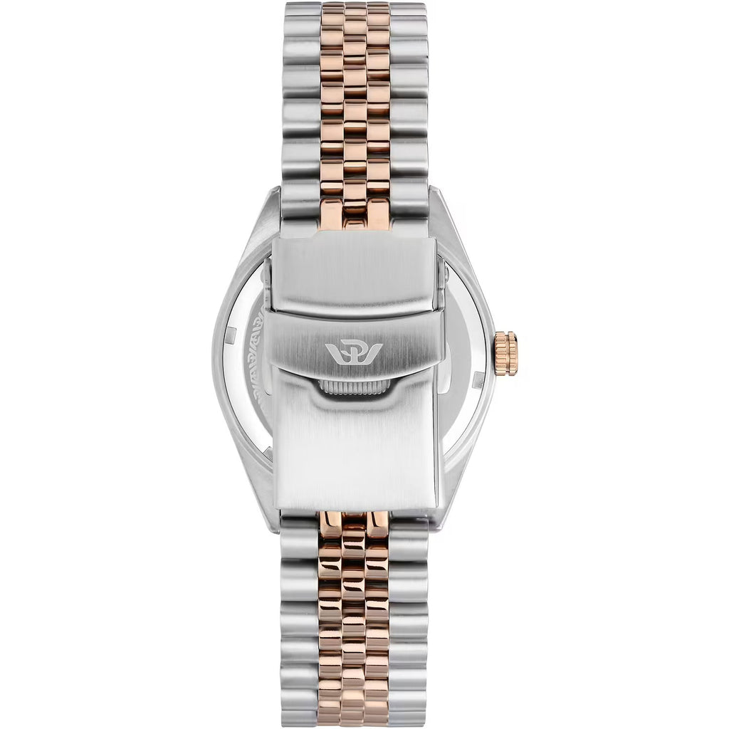 Orologio Philip Watch bicolore acciaio/rose gold, quadrante argento, bracciale maglie