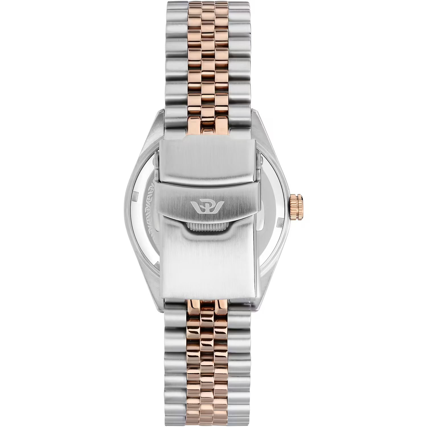 Orologio Philip Watch bicolore acciaio/rose gold, quadrante argento, bracciale maglie