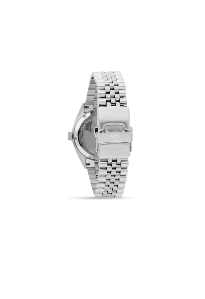Orologio Philip Watch Caribe al quarzo con cassa e bracciale in acciaio, quadrante nero