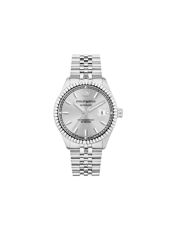 Orologio da polso Philip Watch con bracciale in acciaio e quadrante argento