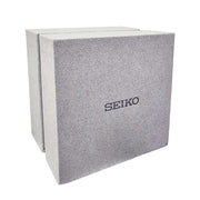Scatola rigida grigia con logo SEIKO