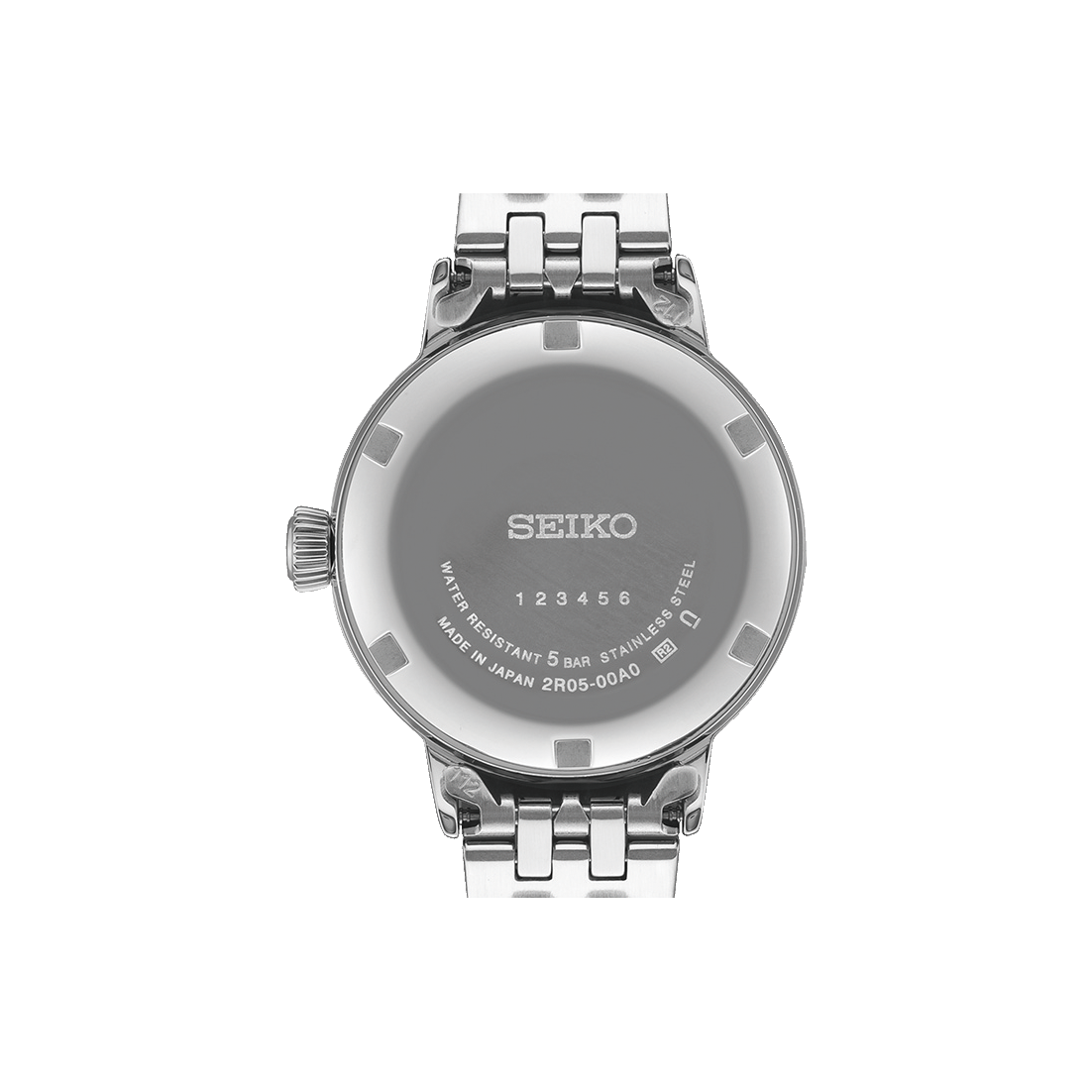 Seiko Presage Cocktail Time Sky Diving Automatico Donna 30,3 mm Acciaio Quadrante Azzurro 8 Diamanti Vetro Hardlex Box-Shaped Data Bracciale Acciaio 50 m Ref. SRE007J1