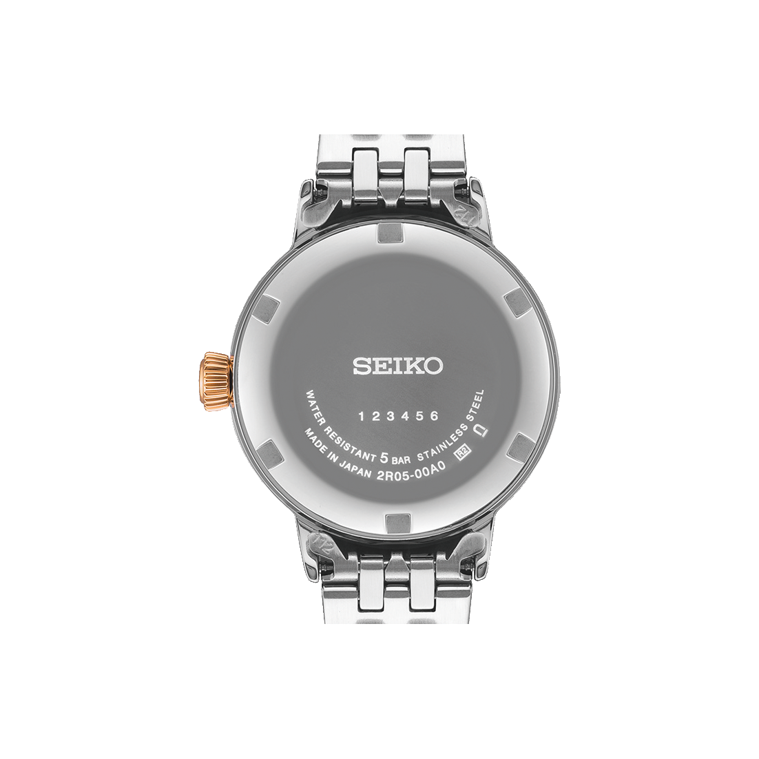 Seiko Presage Cocktail Time Clover Club Automatico Donna 30,3 mm Acciaio Quadrante Bianco 8 Diamanti Dettagli Oro Rosa Vetro Hardlex Box-Shaped Data Bracciale Acciaio 50 m Ref. SRE009J1 Oasi Watch