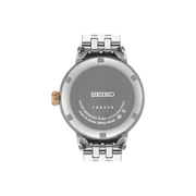 Orologio automatico donna con fondello in acciaio e bracciale in maglie d’acciaio
