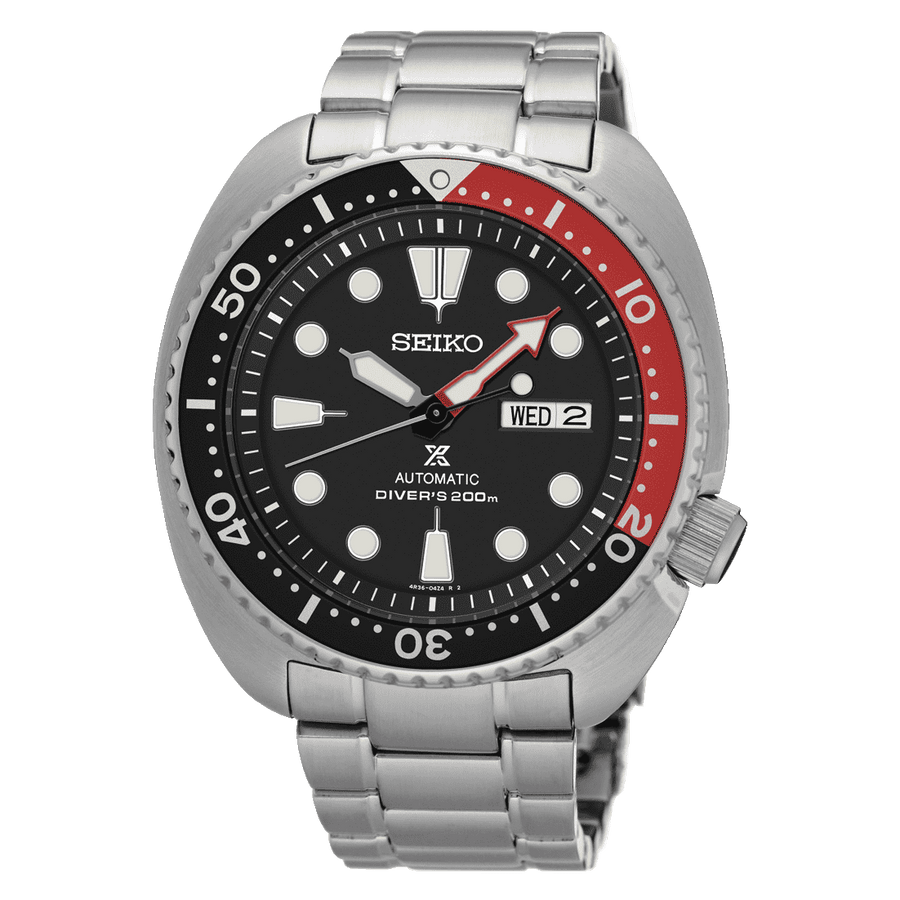 Seiko 5 Automatico Uomo 42 mm Acciaio Quadrante Bianco Indici Luminescenti Lunetta Fissa Acciaio Vetro Hardlex Giorno e Data Bracciale Acciaio 100 m Ref. SRP789K1