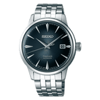 Seiko Presage Cocktail Time Blue Moon Automatico Uomo 40,5 mm Acciaio Quadrante Blu Soleil Vetro Hardlex Box-Shaped Data Bracciale Acciaio 50 m Made in Japan Ref. SRPB41J1