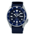 Seiko 5 Sports SKX Automatico Uomo 42,5 mm Acciaio Quadrante Blu Lunetta Girevole Unidirezionale Blu Vetro Hardlex Giorno e Data Cinturino Nylon Blu 100 m Ref. SRPD51K2