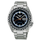 Seiko 5 Sports Checker Flag Special Edition Automatico Uomo 42,5 mm Acciaio Quadrante Nero Lunetta Girevole a Scacchi Vetro Hardlex Curvo Giorno e Data Bracciale Acciaio 100 m Ref. SRPK67K1