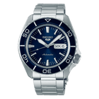 Seiko 5 Sports SKX Automatico Uomo 42,5 mm Acciaio Quadrante Blu Sunray Lunetta Girevole Blu Inserto Hardlex Vetro Hardlex Curvo Giorno e Data Bracciale Acciaio 100 m Ref. SRPK97K1