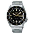 Seiko 5 Sports SKX Blacktone Redux Automatico Uomo 42,5 mm Acciaio Quadrante Nero Lunetta Girevole Nera Inserto Hardlex Vetro Hardlex Curvo Day-Date Bracciale Acciaio 100 m Ref. SRPK99K1