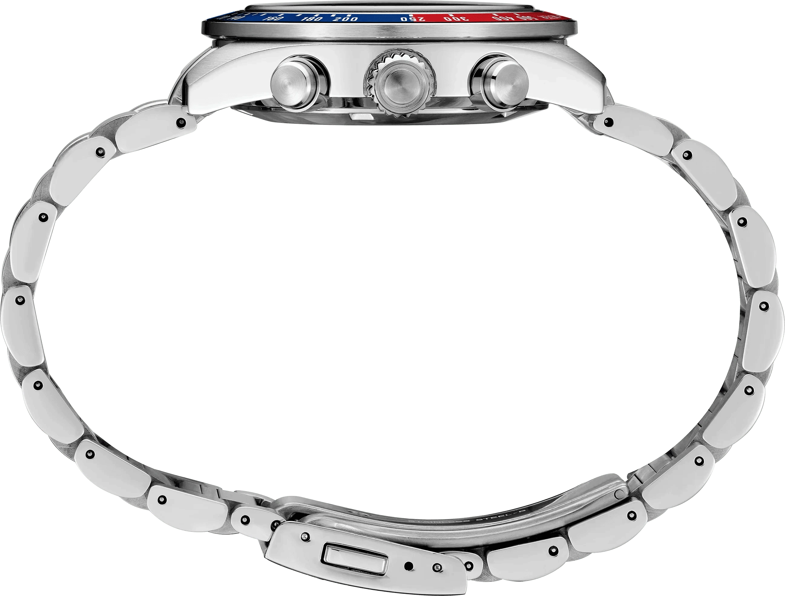 Orologio Seiko con cinturino in acciaio argento e fibbia deployante